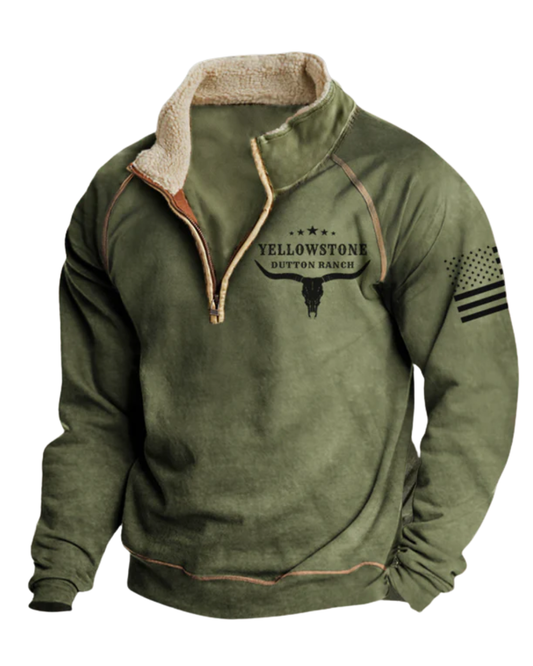 Vintage πουλόβερ με φερμουάρ