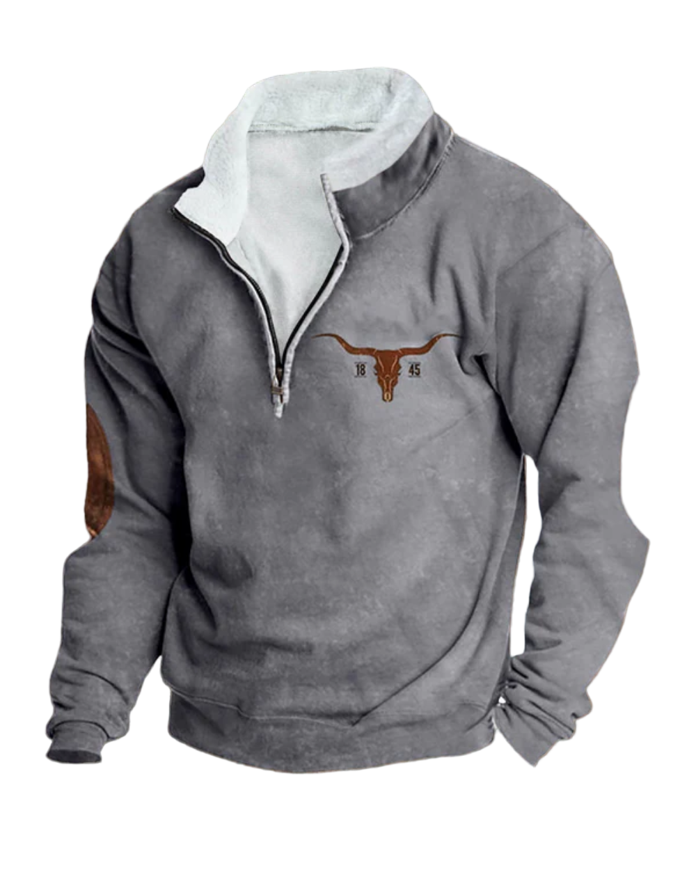 Vintage πουλόβερ με φερμουάρ