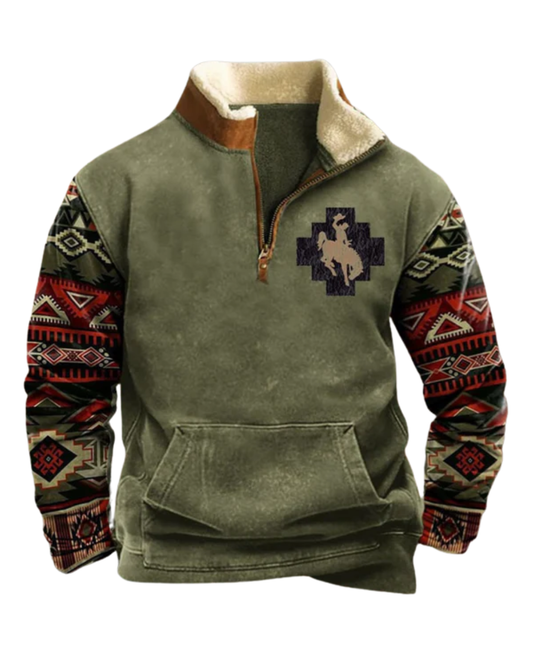 Vintage πουλόβερ με φερμουάρ