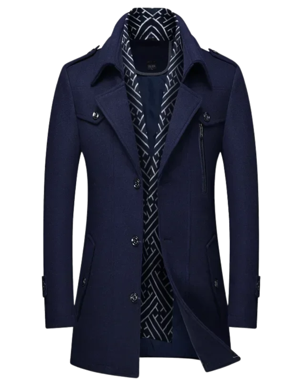 Κομψό μάλλινο παλτό