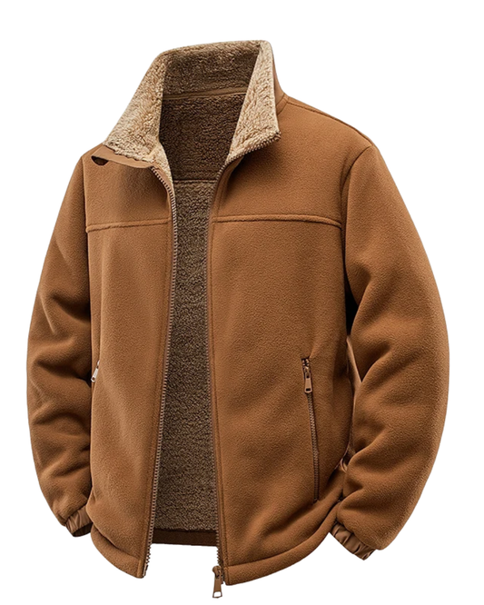 Ζεστό μπουφάν με επένδυση από φλις