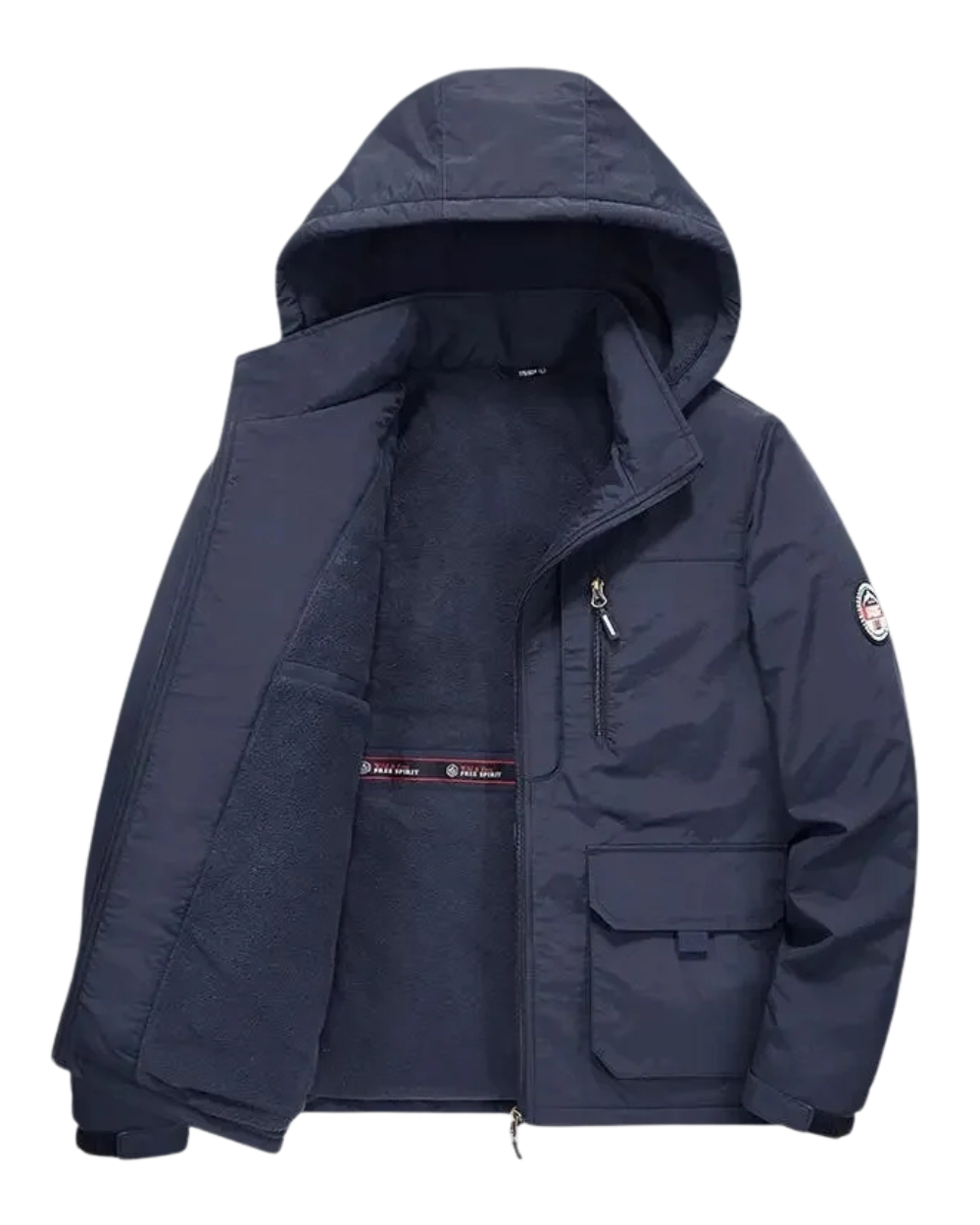 Μπουφάν με επένδυση Fleece