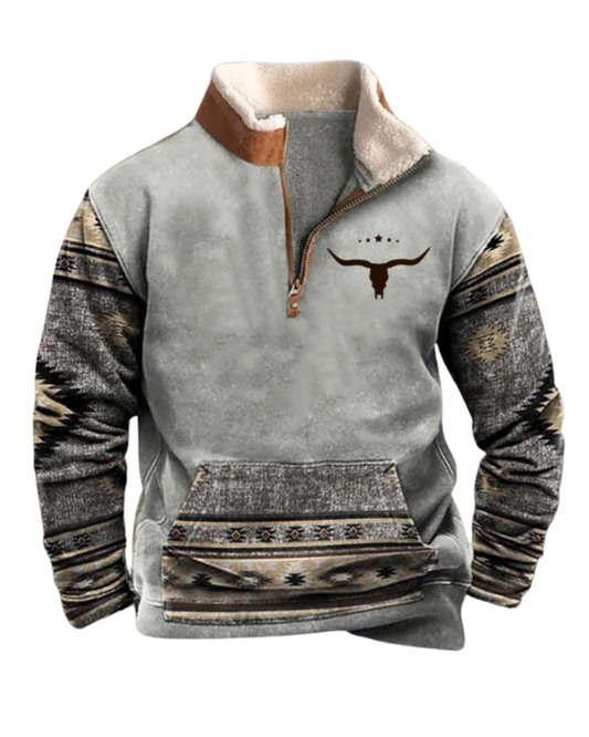 Vintage πουλόβερ με φερμουάρ