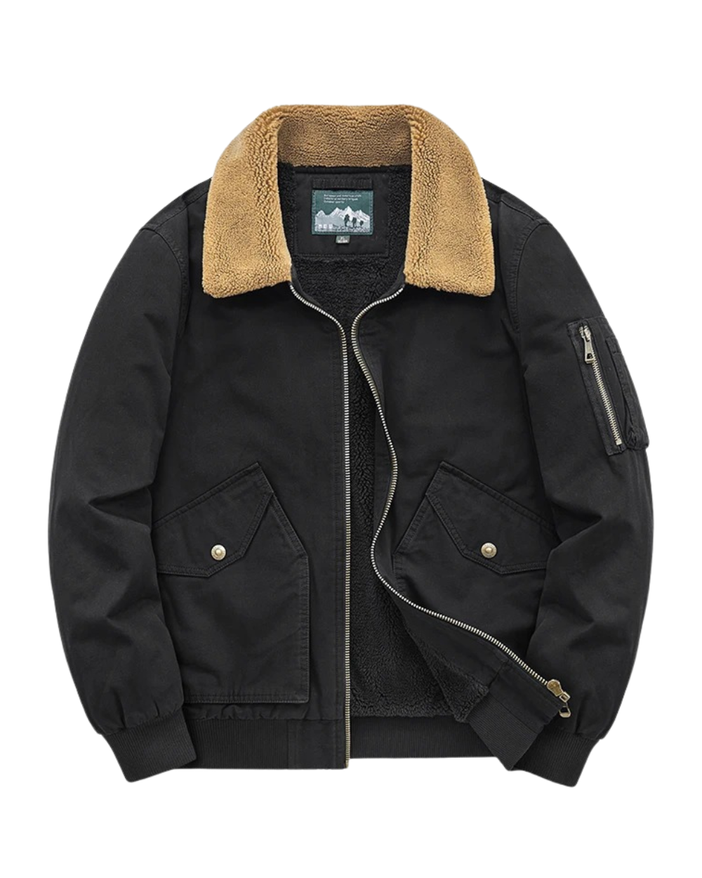 Κομψό βαμβακερό παραγεμισμένο μπουφάν