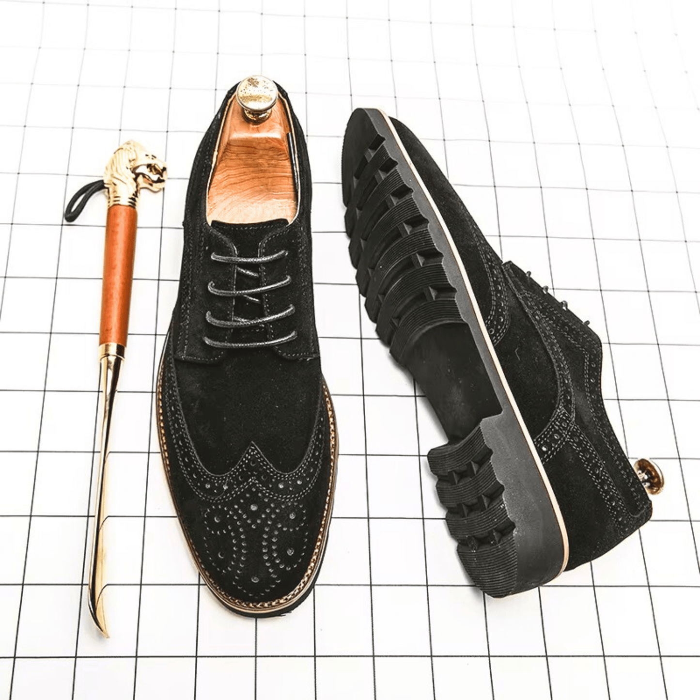 Σουέτ παπούτσια Oxford