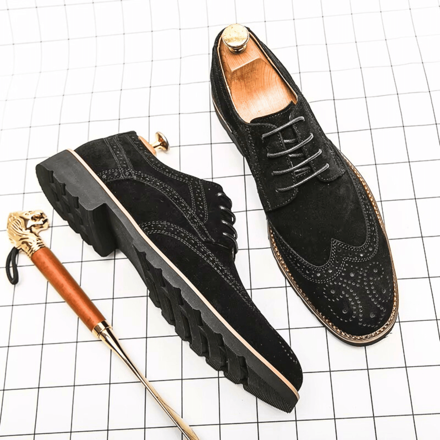 Σουέτ παπούτσια Oxford