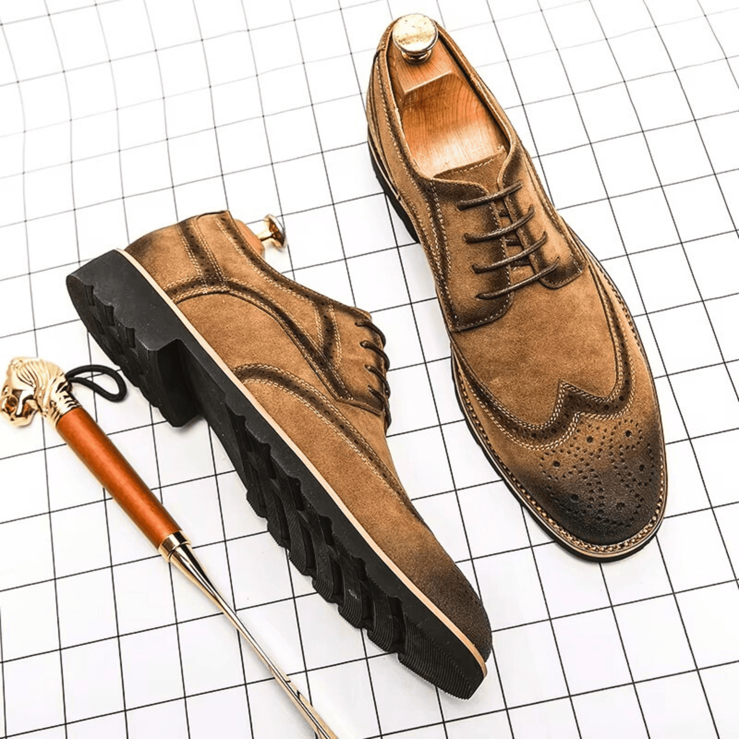 Σουέτ παπούτσια Oxford